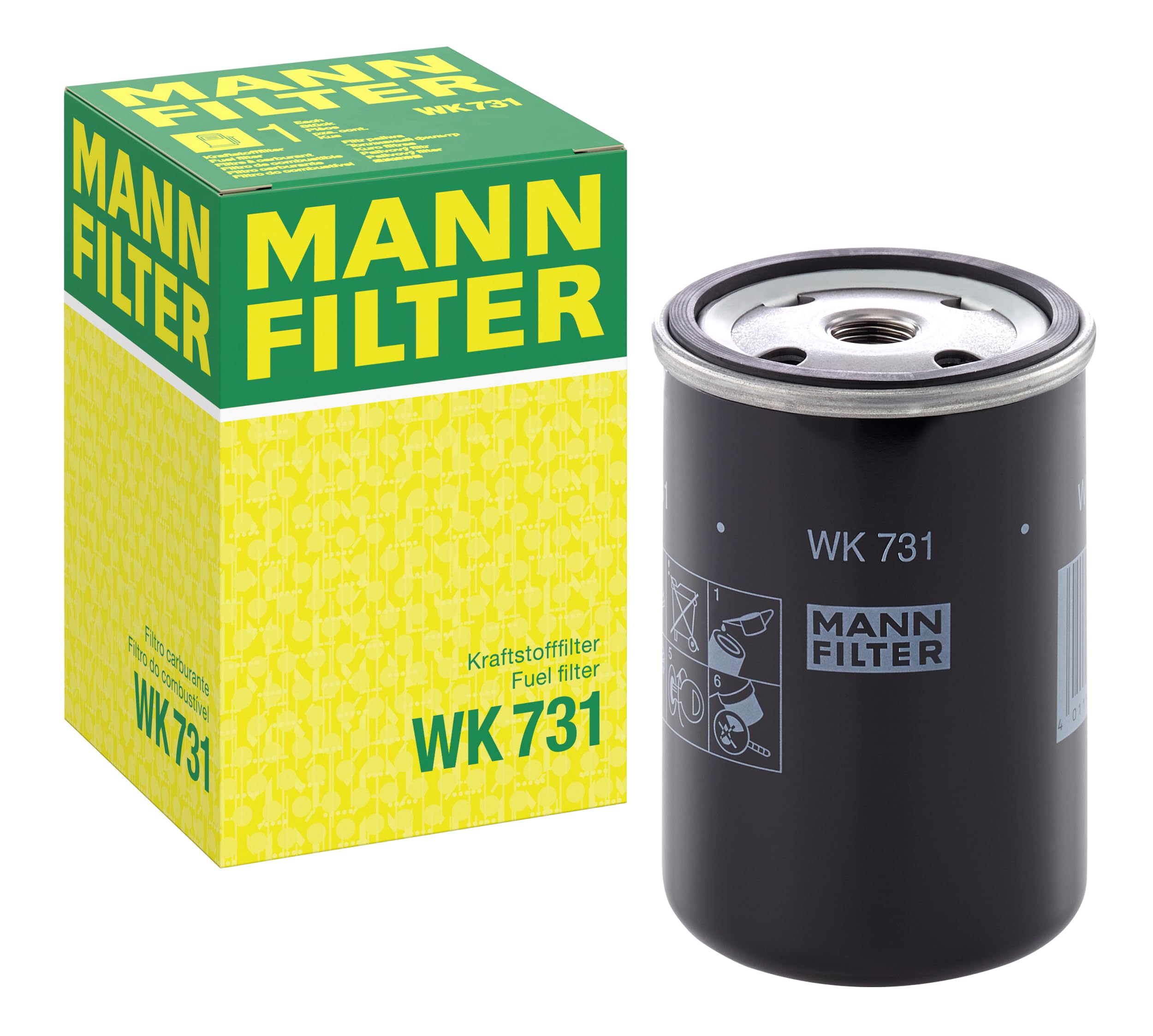 Mann Filter Wk731 Spin-On Fuel Filter
