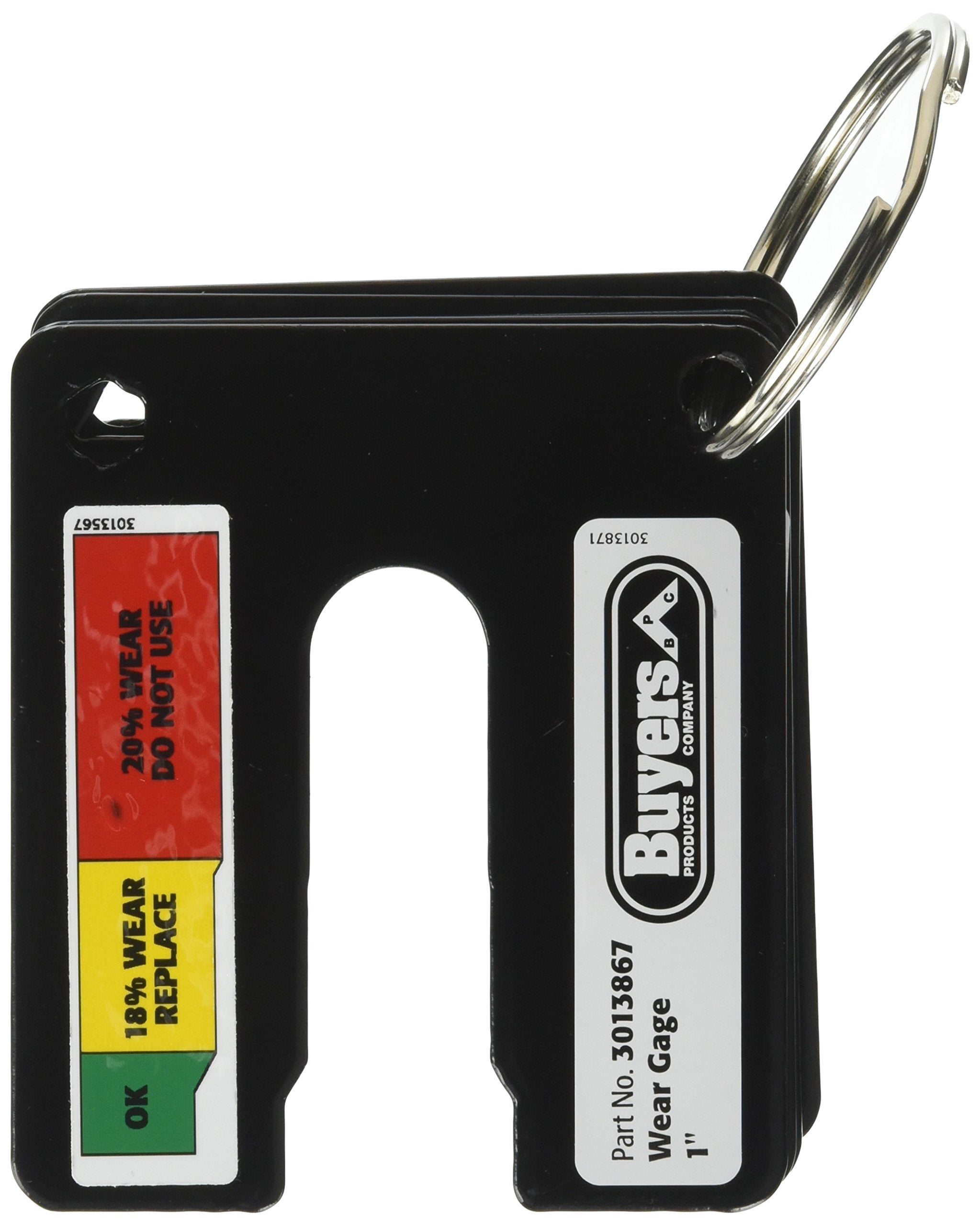 Buyers Products 3013872 Lunette Ring/Towbar Eye Wear Gauge Set - 5 Cards , Black