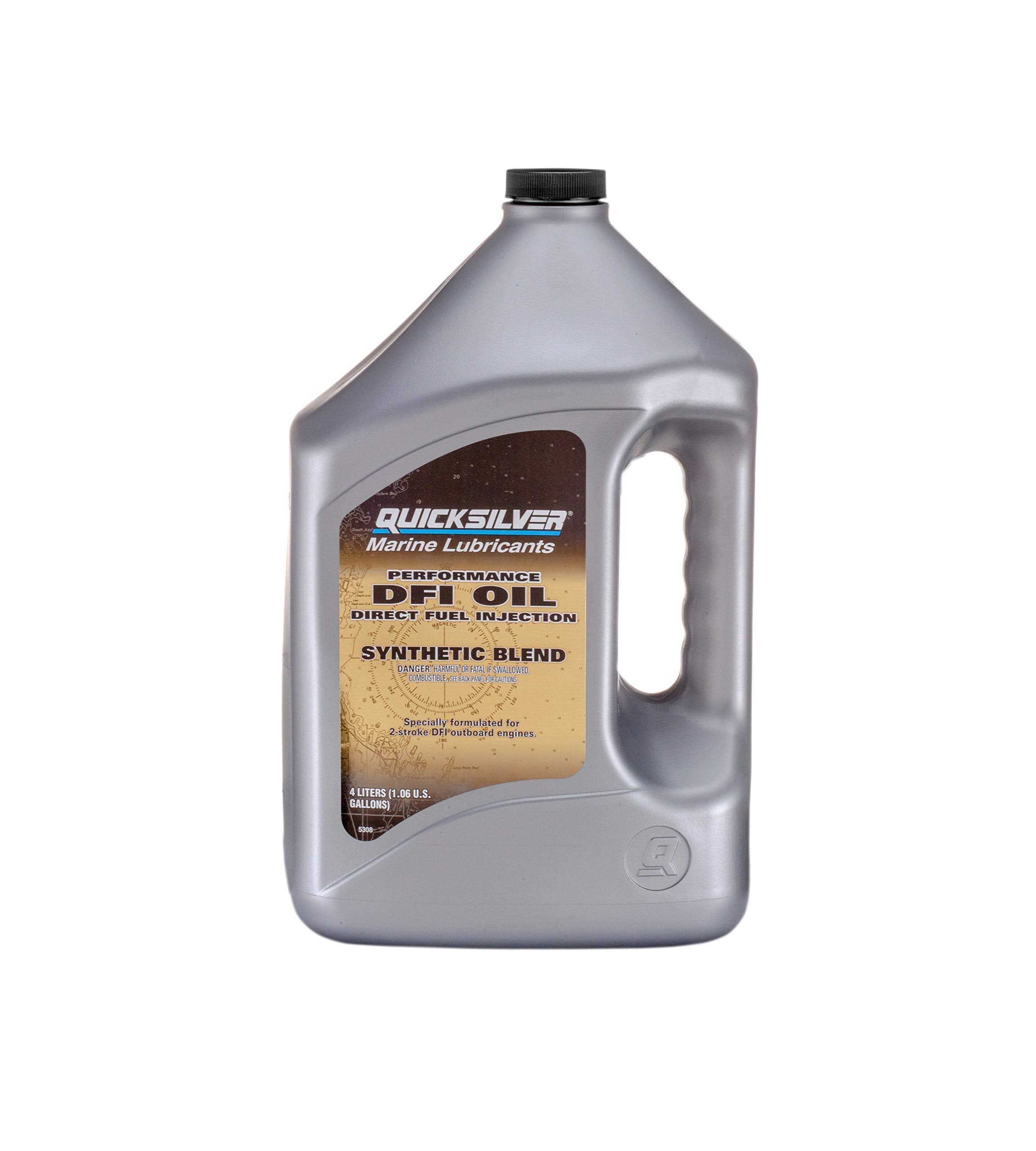 Quicksilver Dfi 2-Stroke Marine Oil, 1 Gallon