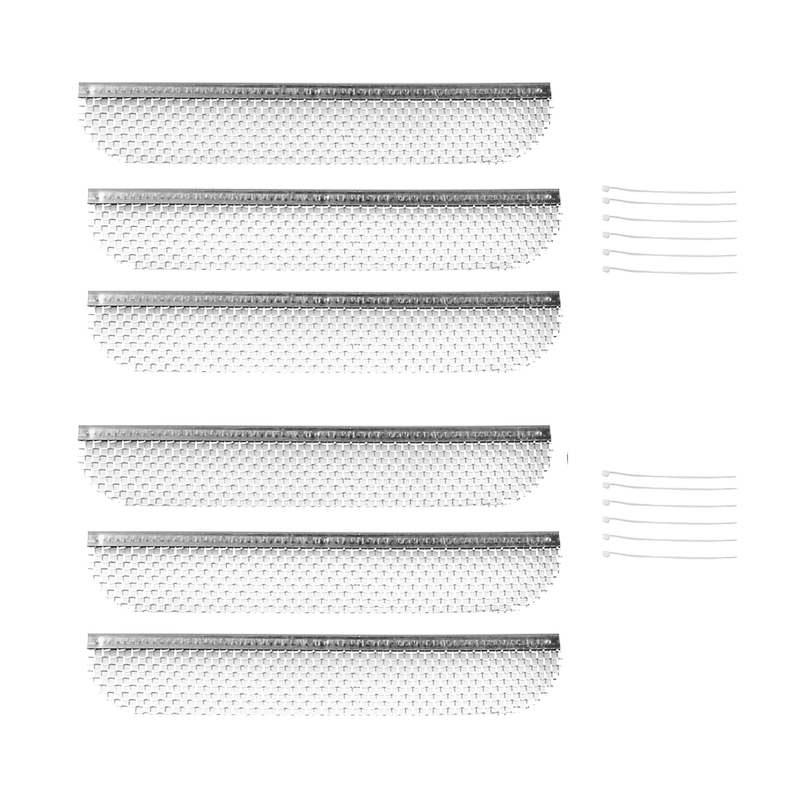 Rvguard Rv Flying Insect Screen Bug Screen For Dometic Fridges 8.1 X 1.5 Inch 6 Pack Stainless Steel Mesh Fridge Vent Cover Repl