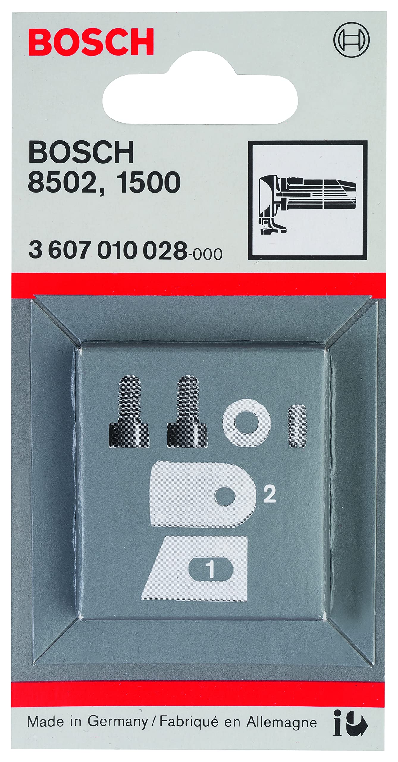 Bosch 3607010028 16 Gauge Shear Upper/Lower Blade Set