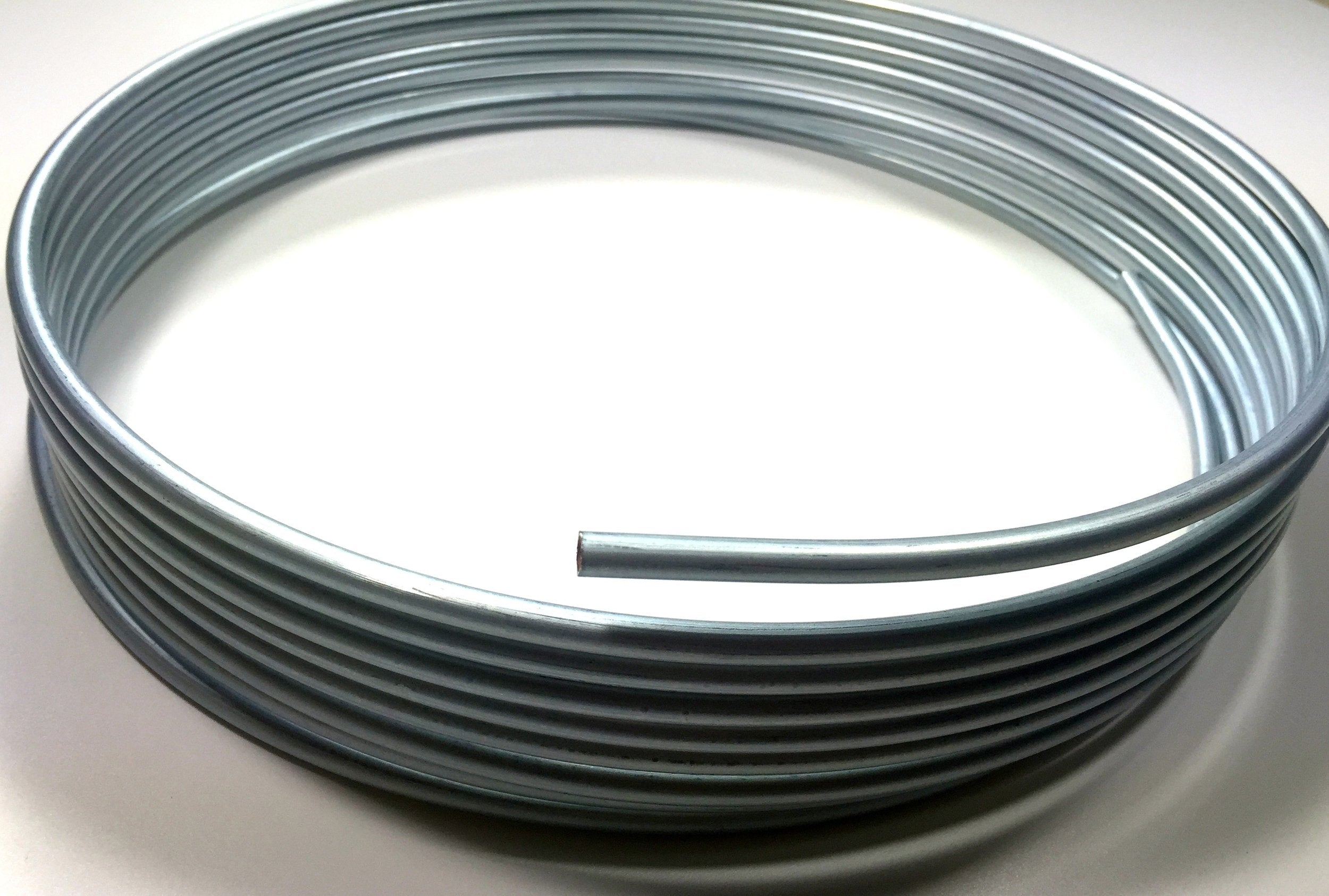 The Stop Shop 25 Ft. Roll Of Zinc Plated 5/16'' Tubing - Fuel Or Transmission
