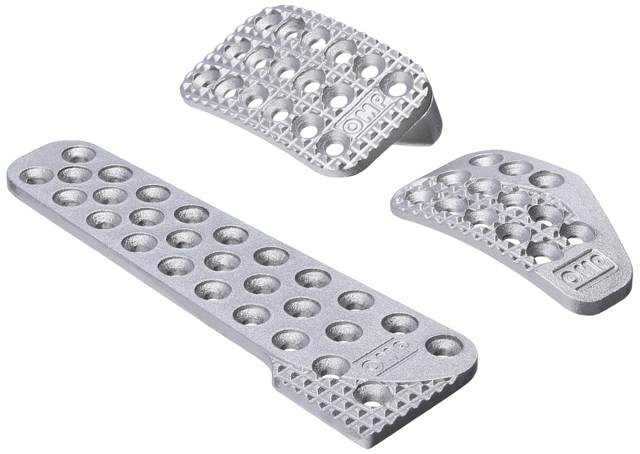 Omp (Oa/1010 Racing Pedal Set, Silver