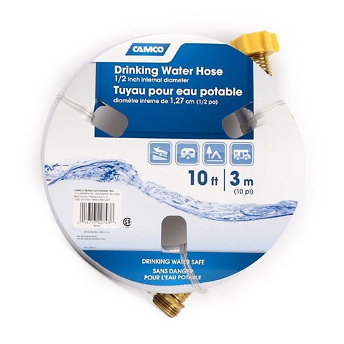 Camco 22743 TastePURE Drinking Water Hose, 1/2'' ID, 10 Ft