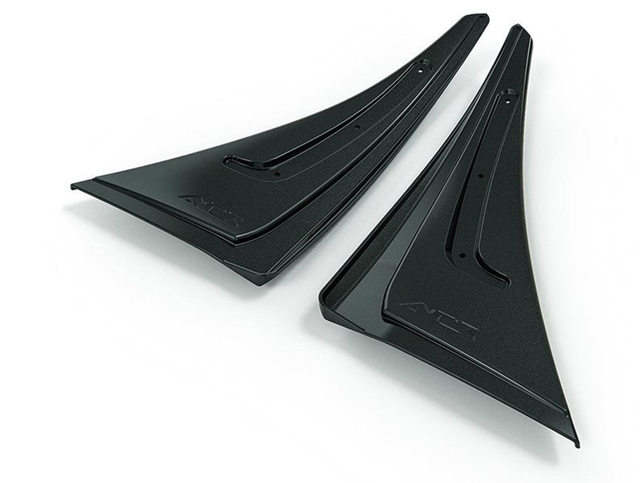 ACS Front Rock Guards, 1LE Black :: 2016-2024 Camaro Non-ZL1