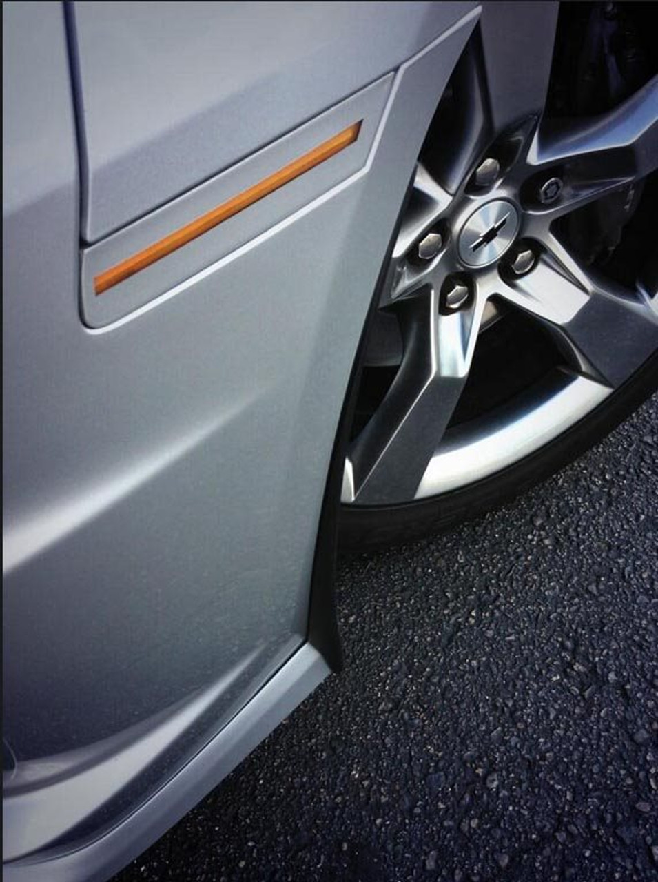 ACS Front Wheel Deflectors, Satin Black :: 2014-2015 Camaro SS w/ACS T4 Splitter
