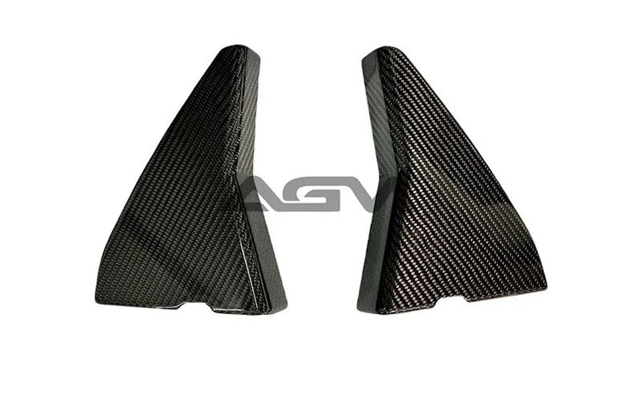AGM Carbon Fiber Engine Appearance Rear Window Covers :: 2020-2025 C8 Corvette