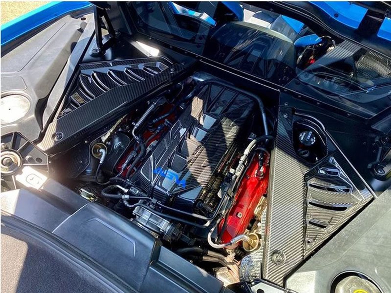 AGM Carbon Fiber Engine Mid Covers :: 2020-2025 C8 Corvette
