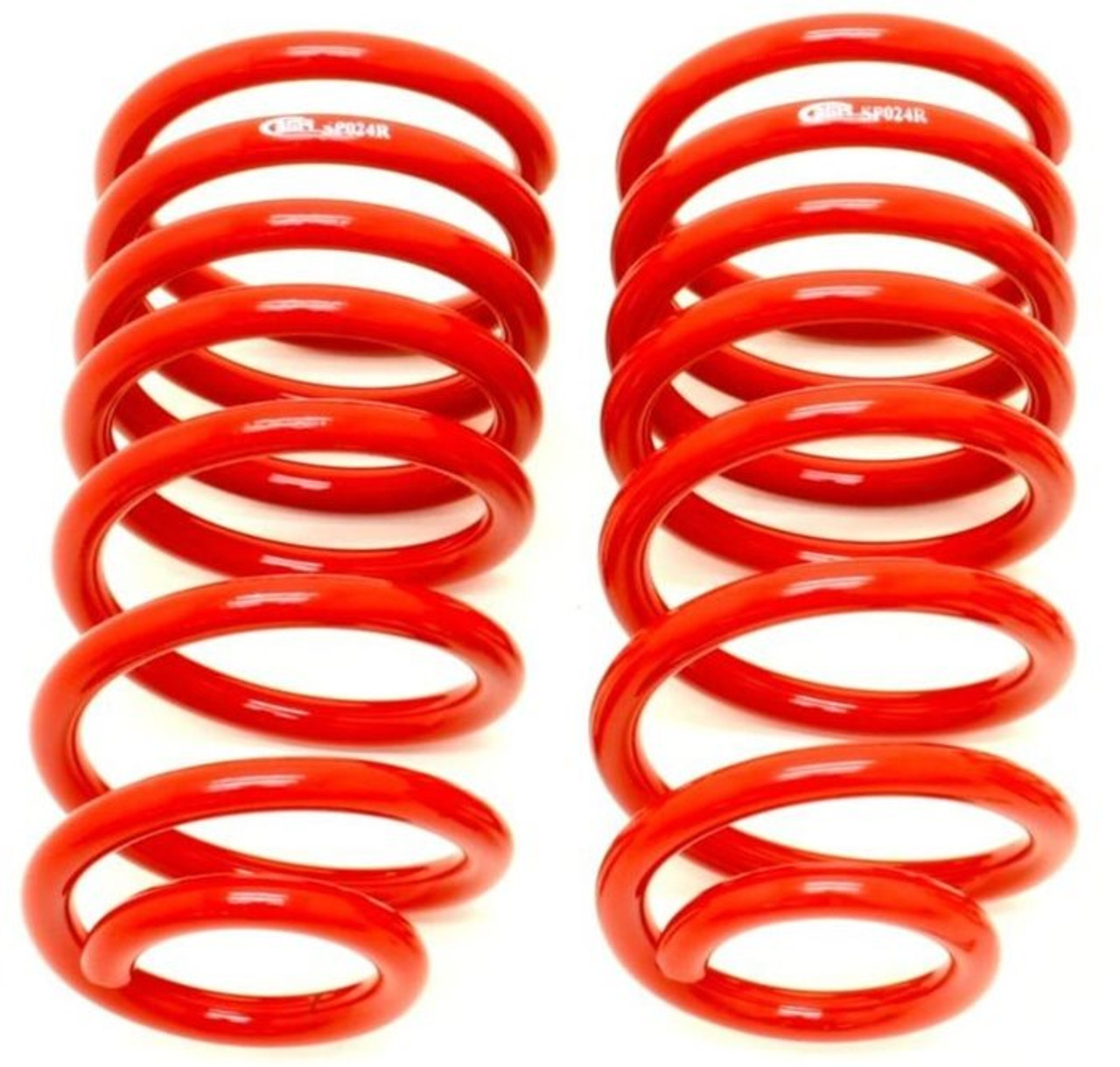 BMR 1.4" Drop Rear Lowering Springs, Red :: 2010-2015 Camaro SS & ZL1