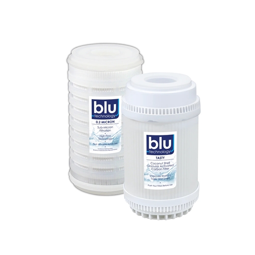 Blu Technology 2 Stage RV Water Filter Recharge Pack - 5'' x 2.5''