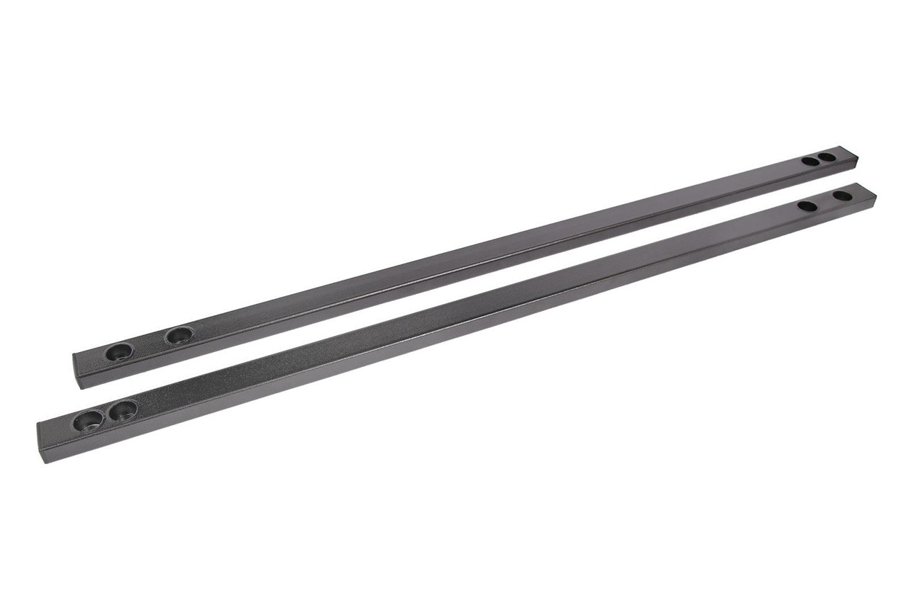 BMR Super Low Profile Chassis Jacking Rail, Black Hammertone :: 2015-2023 Ford Mustang