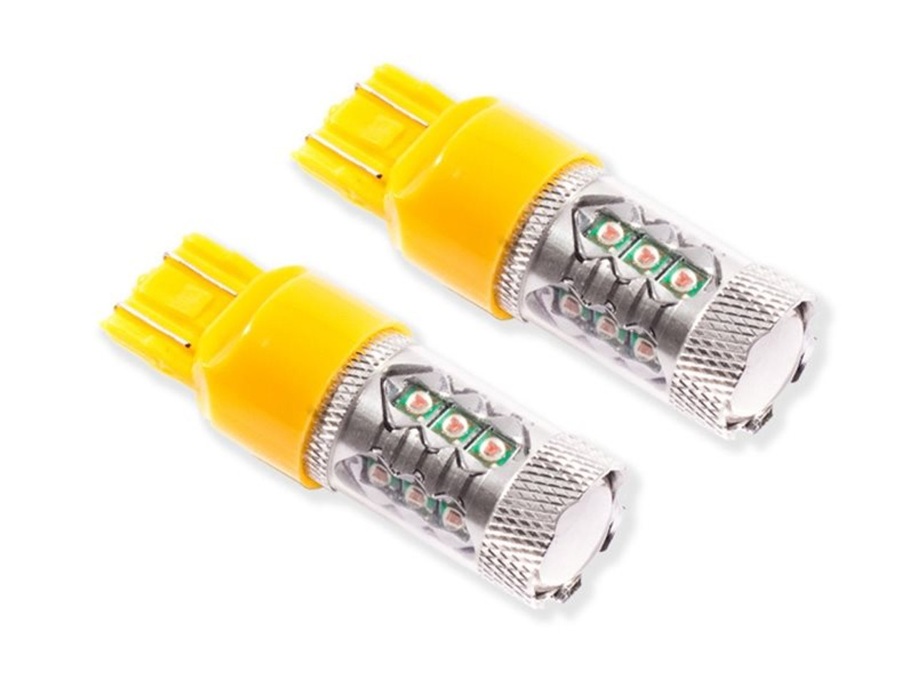 Diode Dynamics 7443 XP80 LED Amber Turn Signal Bulb, Pair :: 2014-2018 Camaro Non-RS & 2014-2021 Silverado & GMC Sierra 1500