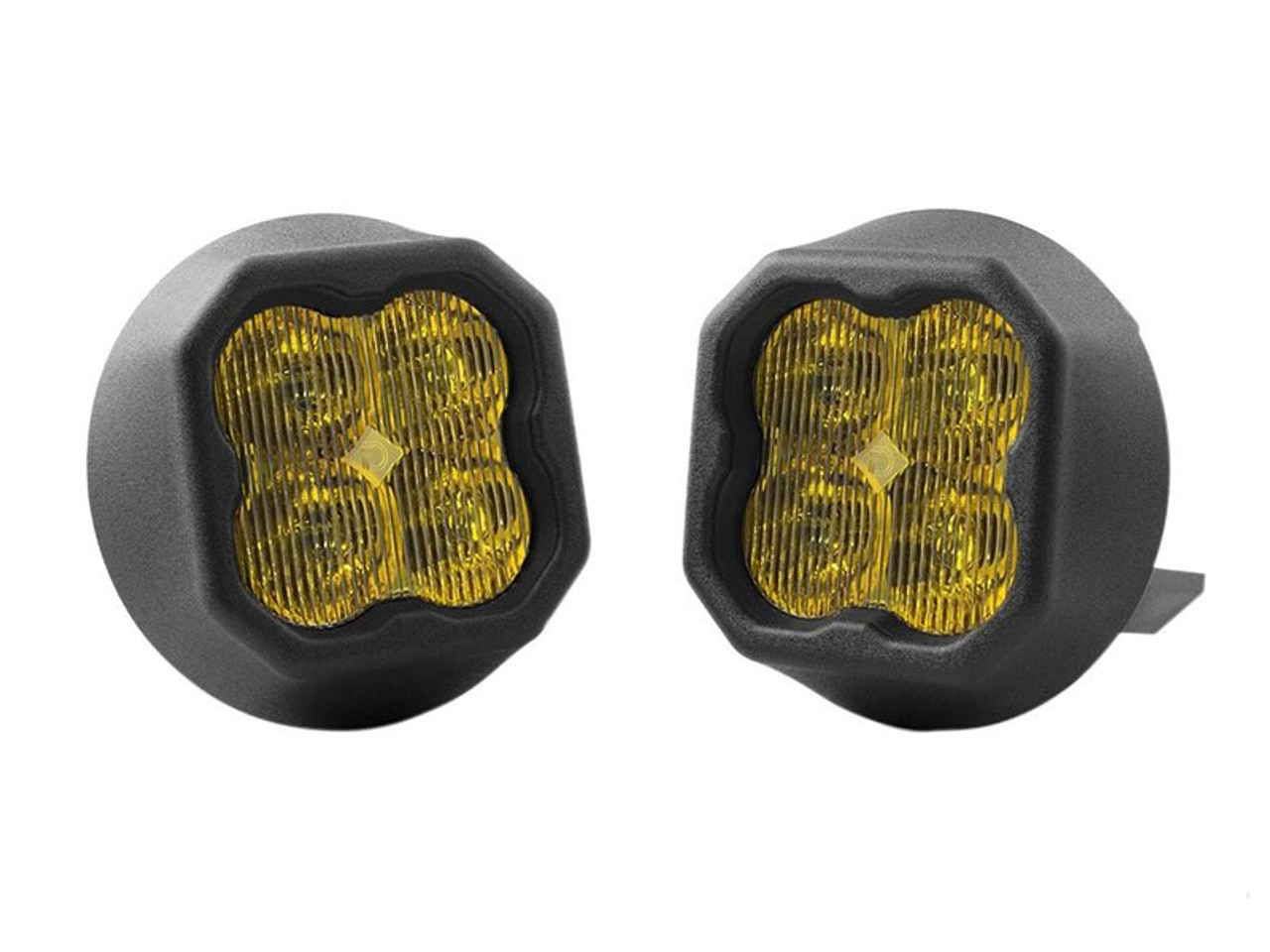 Diode Dynamics SS3 Pro LED Fog Light Kit, Yellow SAE/DOT Fog :: 2014-2015 GMC Sierra 1500