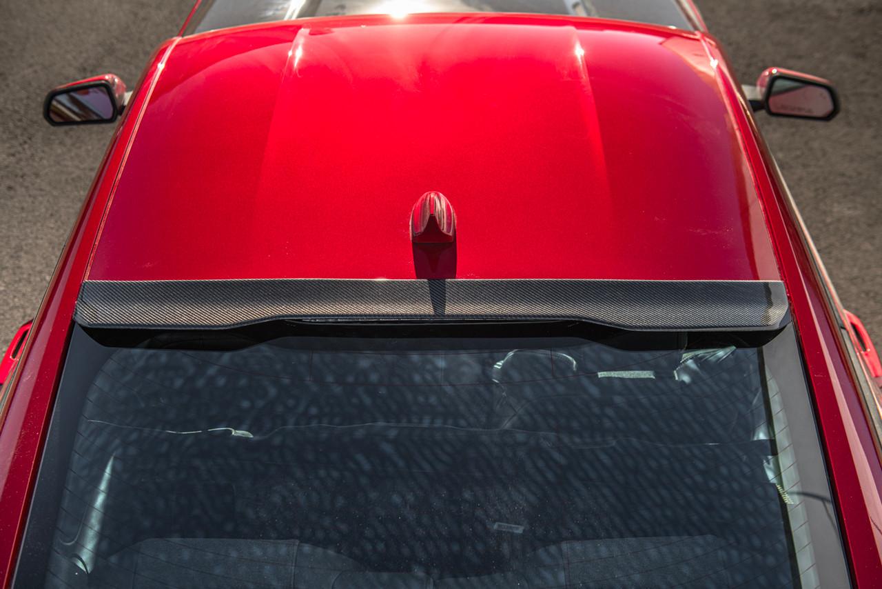 EOS Rear Roof Window Wing Spoiler, Carbon Fiber :: 2024-2025 Ford Mustang