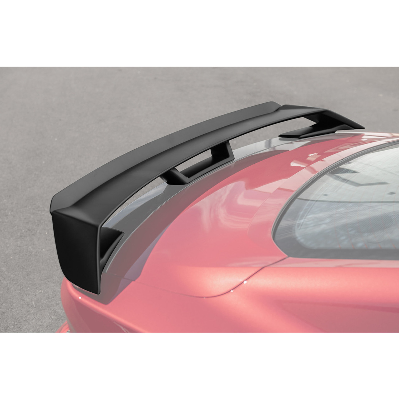 EOS GT Style Rear Spoiler w/ Wicker Bill, Matte Black :: 2024-2025 Ford Mustang