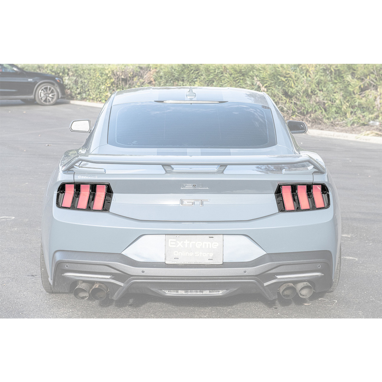 EOS Tail Light Bezel Covers, Carbon Fiber :: 2024-2025 Ford Mustang
