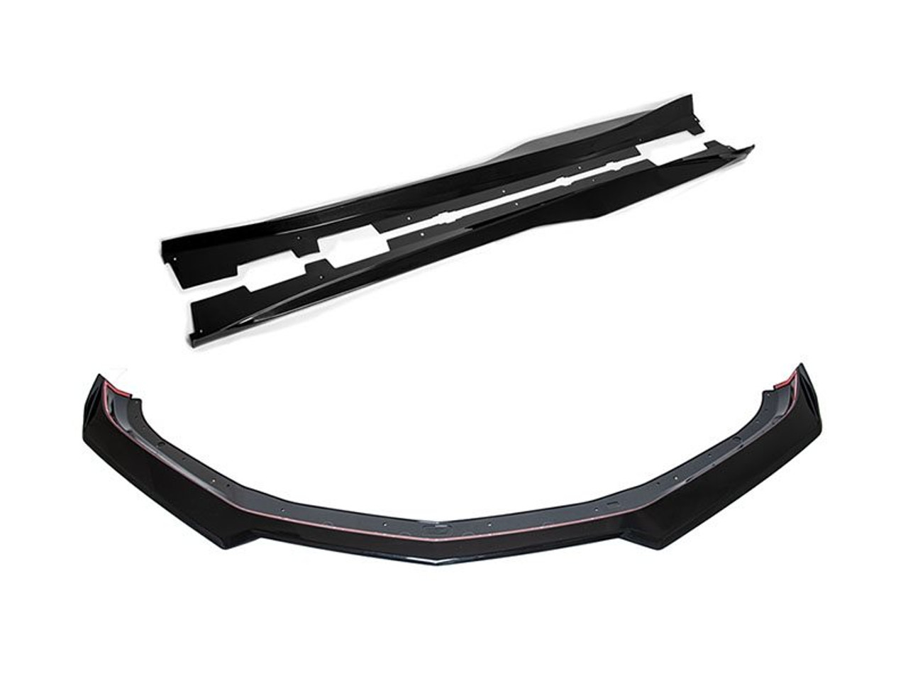 EOS Facelift 1LE Style Front Splitter and Side Skirts, Gloss Black :: 2016-2024 Camaro SS, 2019-2024 Camaro I4 2.0L & V6