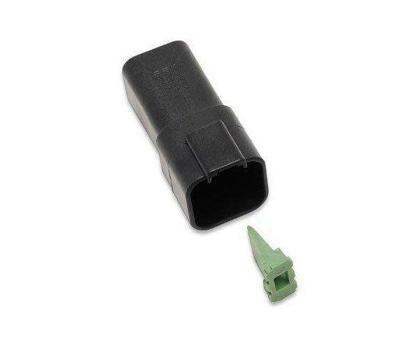 Namz Deutsch Receptacle - 6-Pin - Black Motorcycle Street - DR-6B