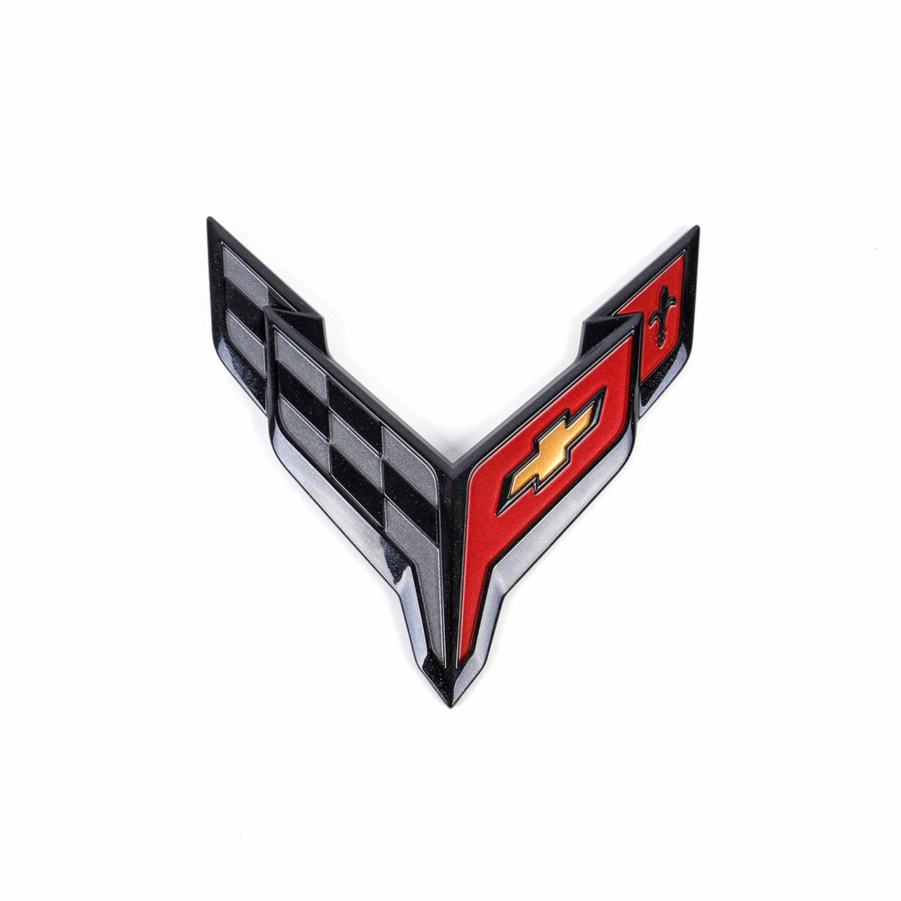 Chevrolet Carbon Flash Flag Emblem :: 2020-2025 C8 Corvette Stingray
