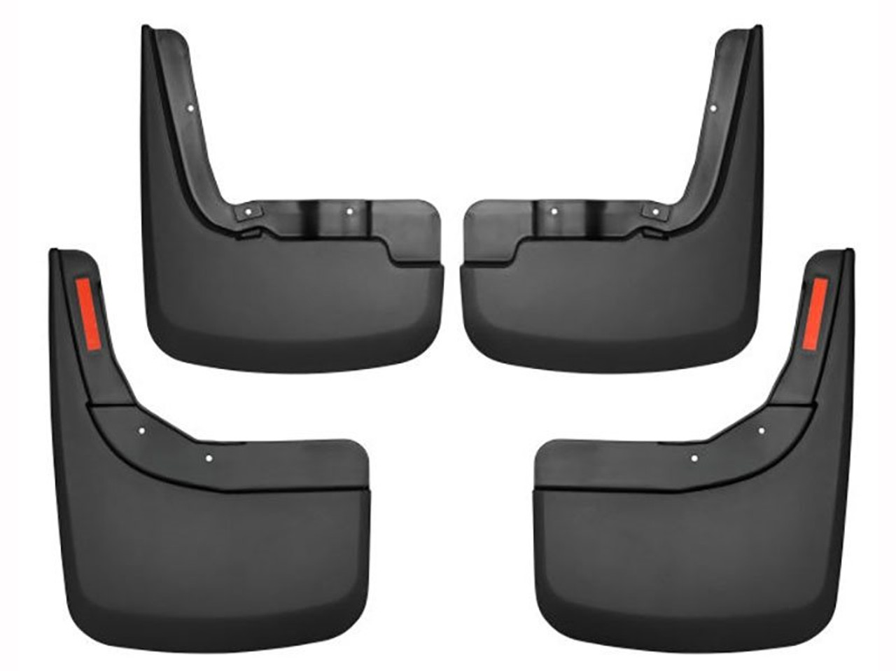 Husky Liners Front and Rear Mud Guards :: 2019-2025 Silverado 1500