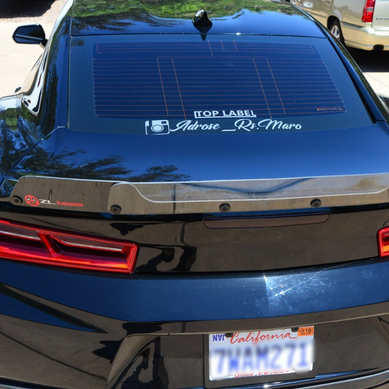 ZL1 Addons Wicker Bill, Standard :: 2016-2024 Camaro I4 & V6