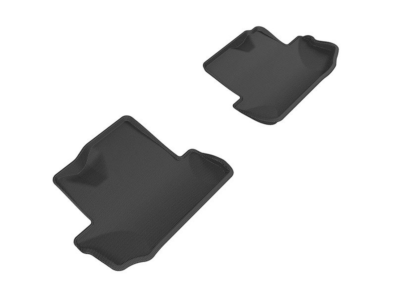 3D MAXpider Kagu All-Weather Floor Liners, Rear, Black :: 2016-2023 Camaro