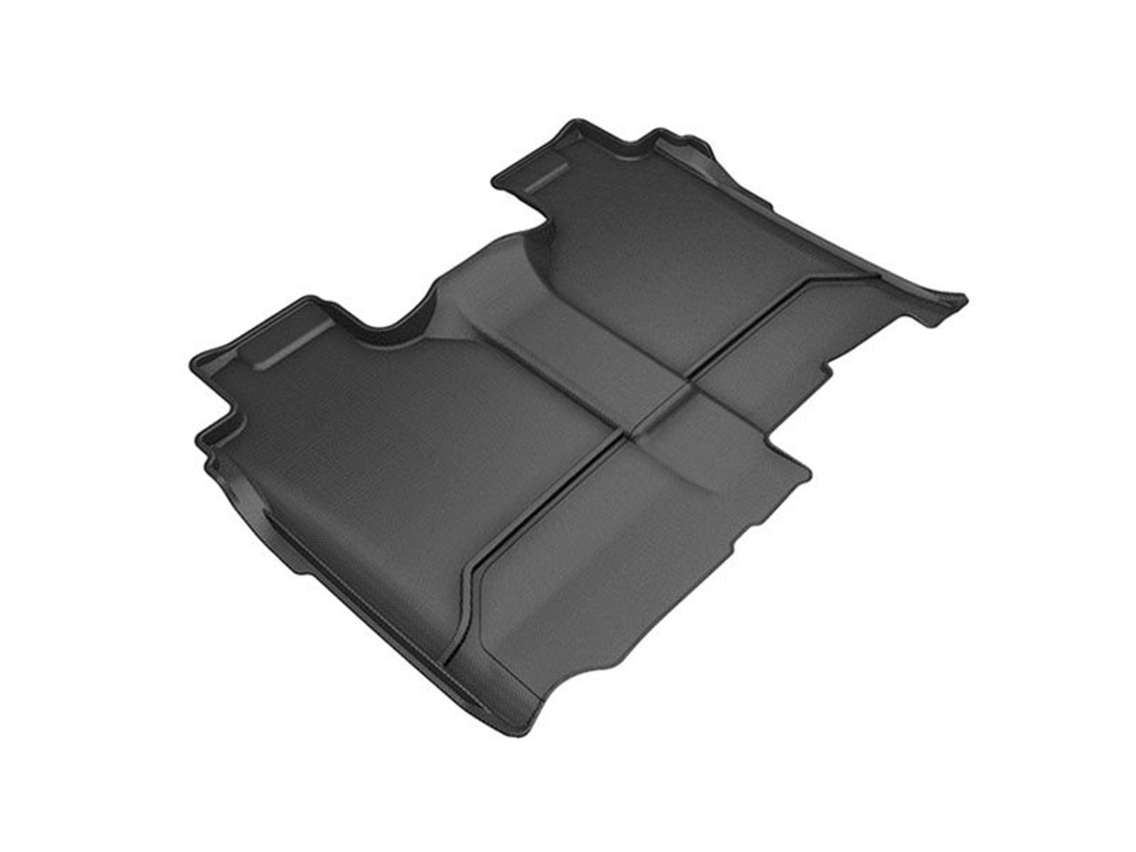 3D MAXpider Kagu All-Weather Floor Liner, Rear, Black :: 2019-2023 Silverado - GMC Sierra 1500 Crew Cab