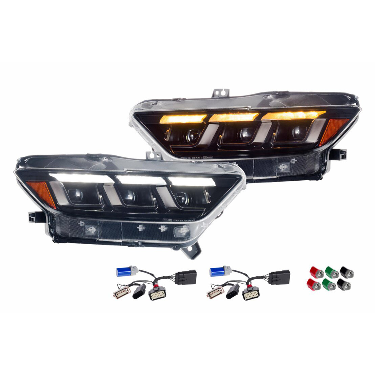 Morimoto XB LED Headlights, Gen 2 :: 2015-2017 Ford Mustang & 2015-2022 Mustang GT350, GT500