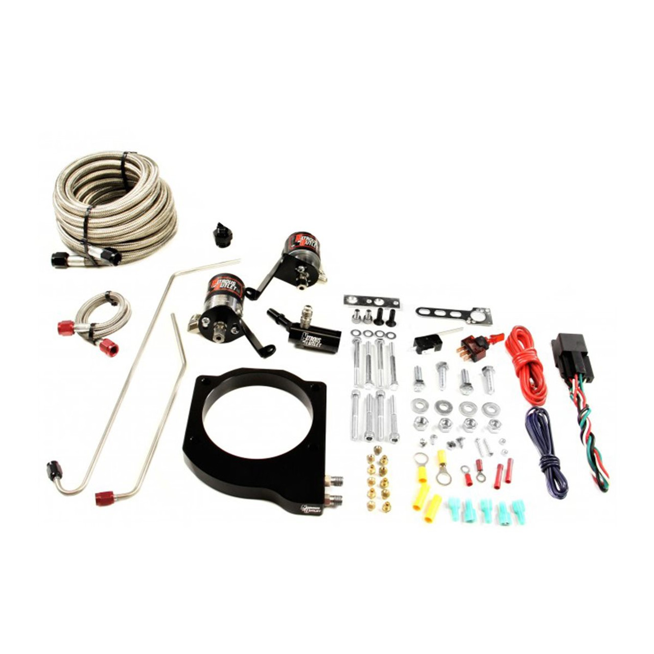 Nitrous Outlet MSD Atomic Airforce Hardline Plate System, No Bottle :: 2016-2024 Camaro SS