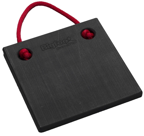 Bigfoot P121210-BK RV Outrigger Pad - 12'' x 12'' x 1'' - Black