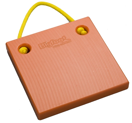 Bigfoot P121215-SO RV Outrigger Pad - 12'' x 12'' x 1.5'' - Safety Orange