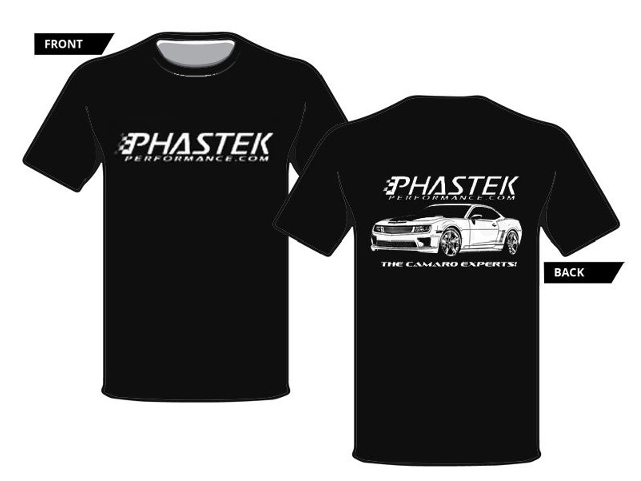 Phastek "The Camaro Experts" Black T-Shirt ::