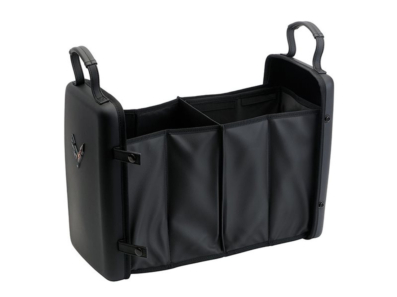 Chevrolet Collapsible Cargo Organizer w/ Crossed Flags Logo :: 2020-2025 C8 Corvette