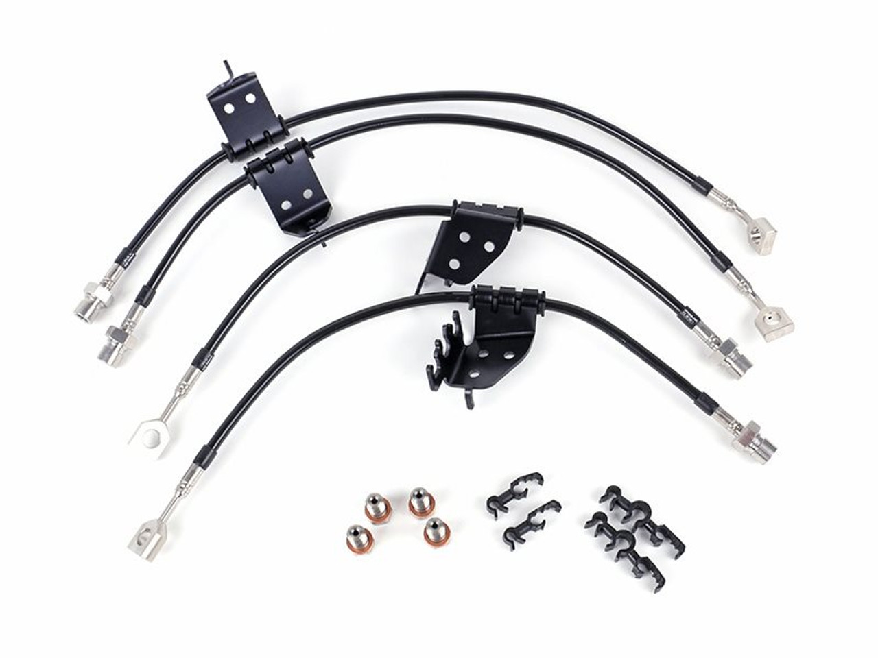 SDPC Braided Brake Line Kit :: 2020-2025 C8 Corvette