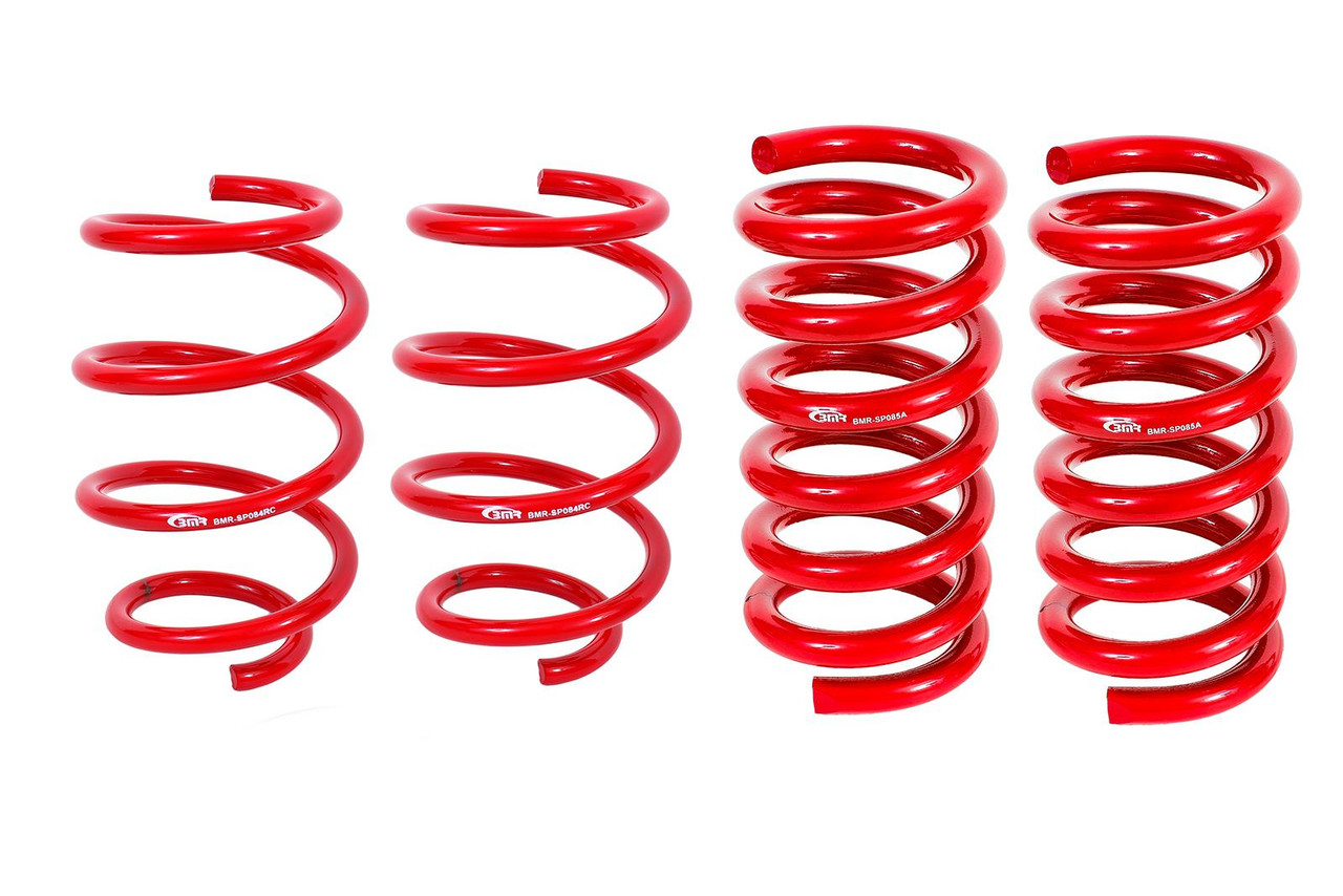BMR 1.25" Front & .25" Rear Lowering Springs, Handling Version :: 2015-2025 Ford Mustang w/o Magneride