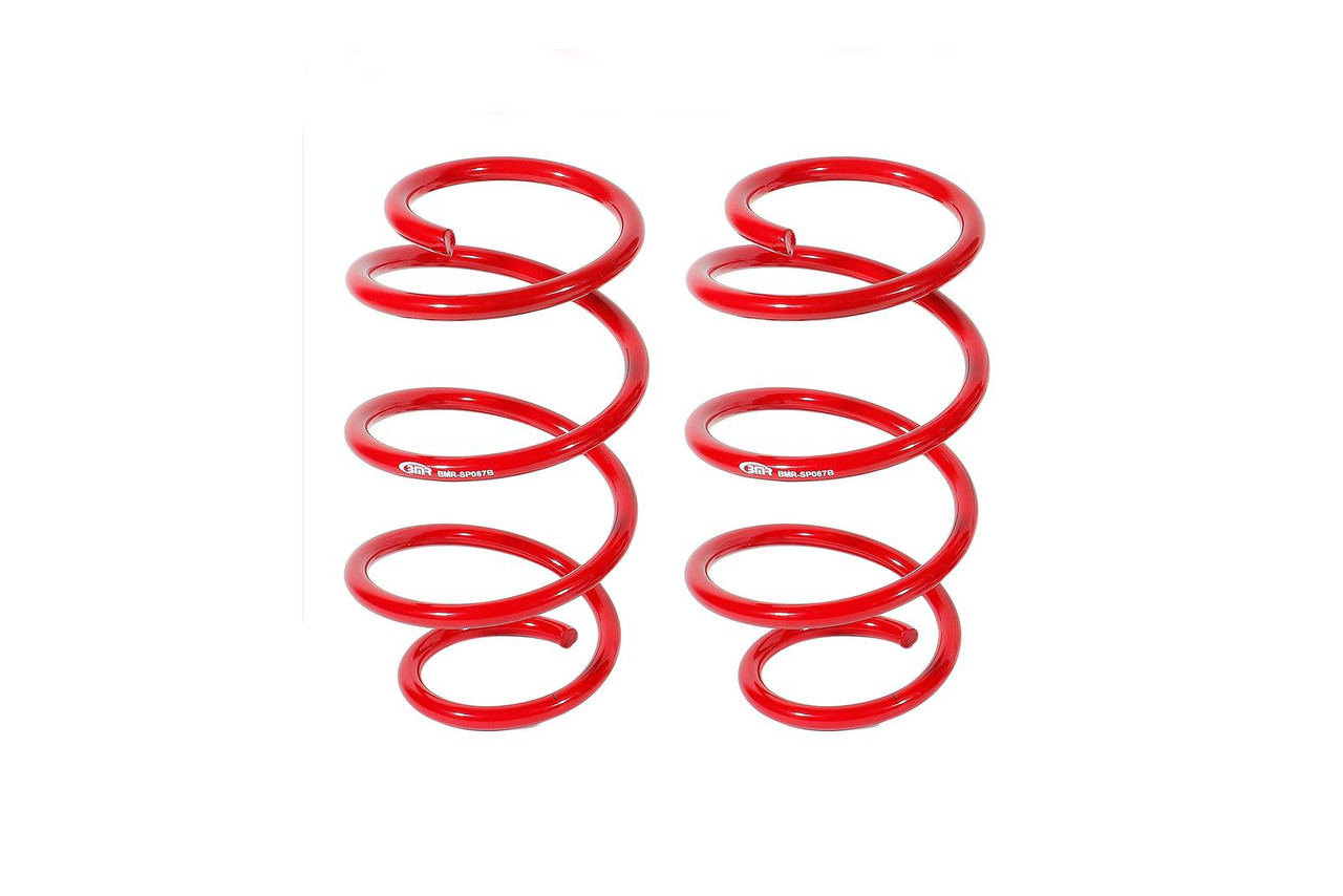 BMR 1.25" Front Lowering Springs, Drag Version :: 2015-2025 Ford Mustang w/o Magneride