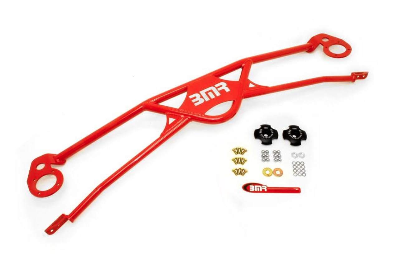 BMR Strut Tower Brace, 4 Point, Red  :: 2010-2011 Camaro SS