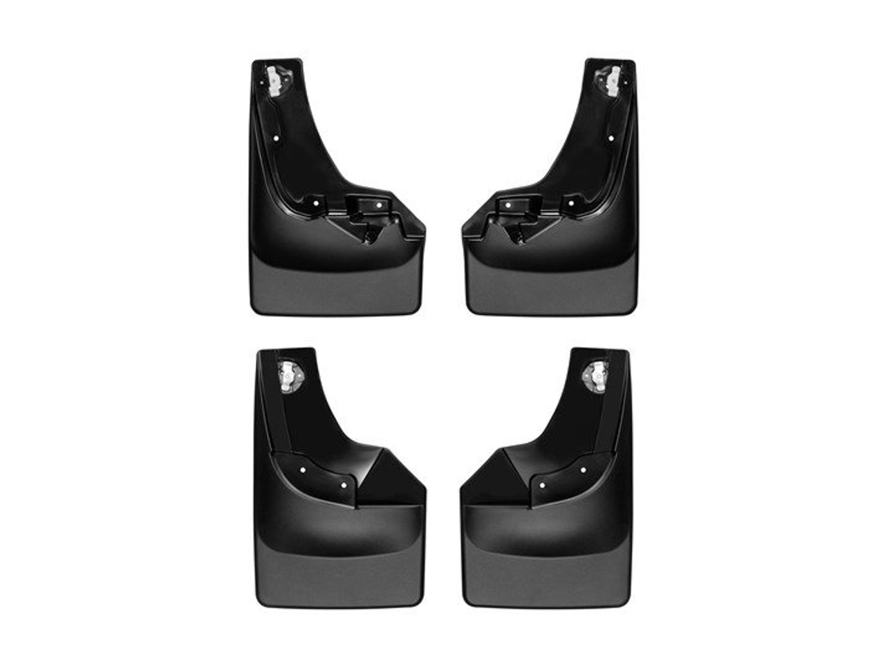WeatherTech No Drill Mudflaps, Front and Rear :: 2019-2025 Silverado 1500