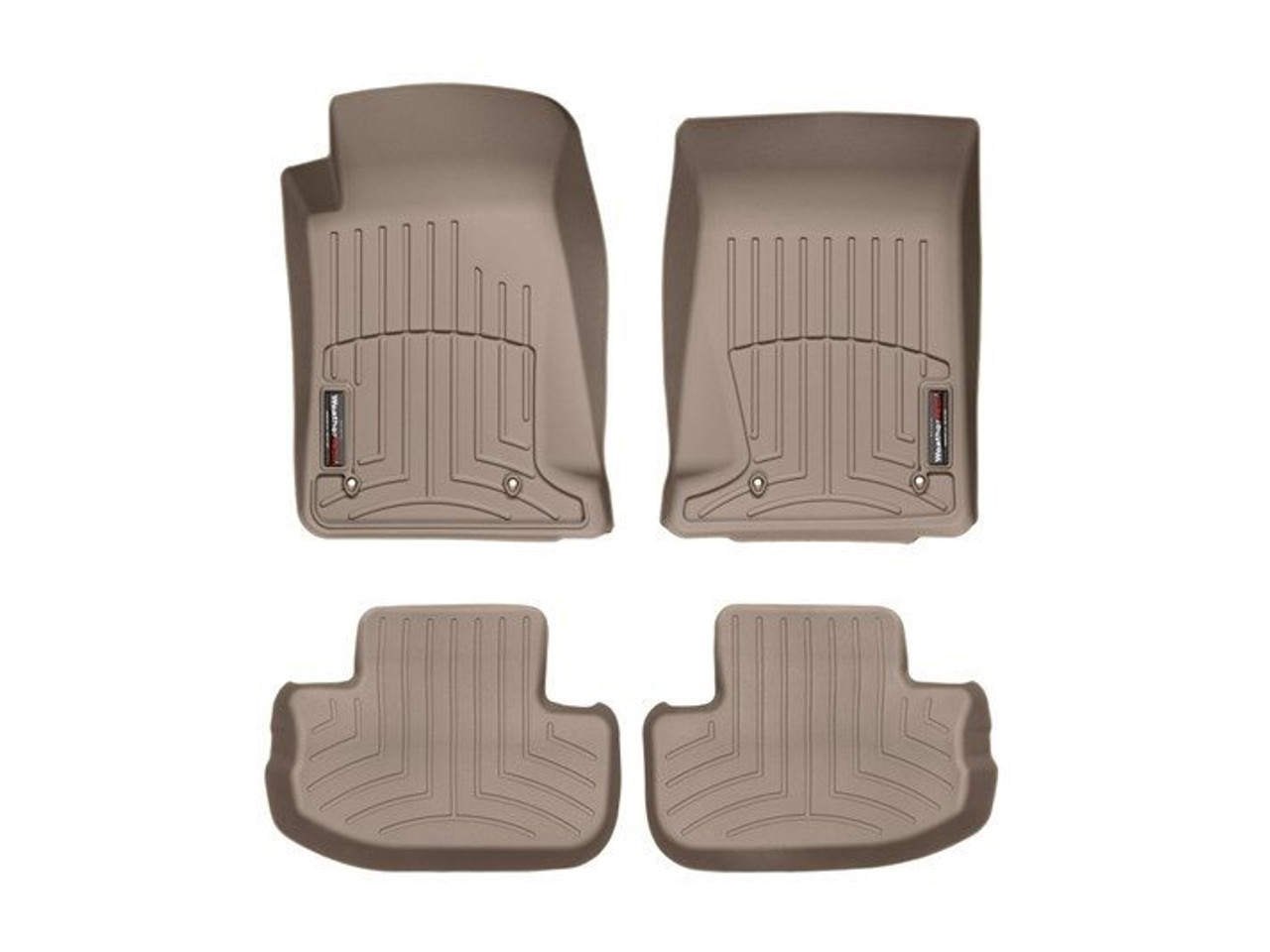 WeatherTech FloorLiner DigitalFit Series (Front & Rear), Tan :: 2010-2015 Camaro