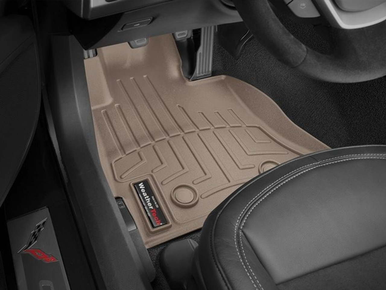 WeatherTech FloorLiners, Tan :: 2014-2019 C7 Corvette