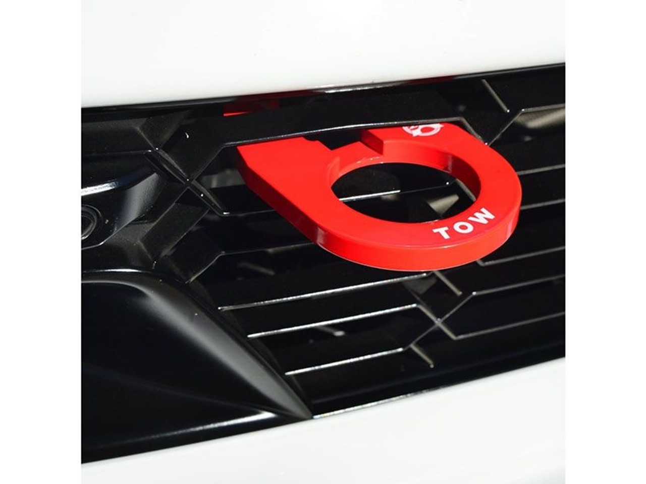 ZL1 Addons Front GT4 Tow Hook, Red :: 2014-2019 Corvette