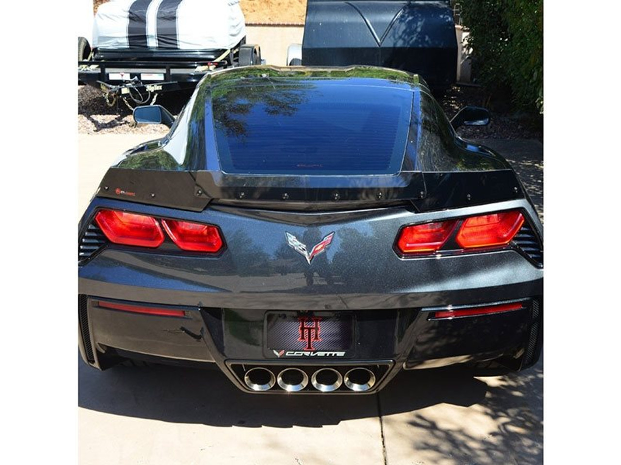 ZL1 Addons Wicker Bill, Dark Tint :: 2015-2019 C7 Corvette Z51