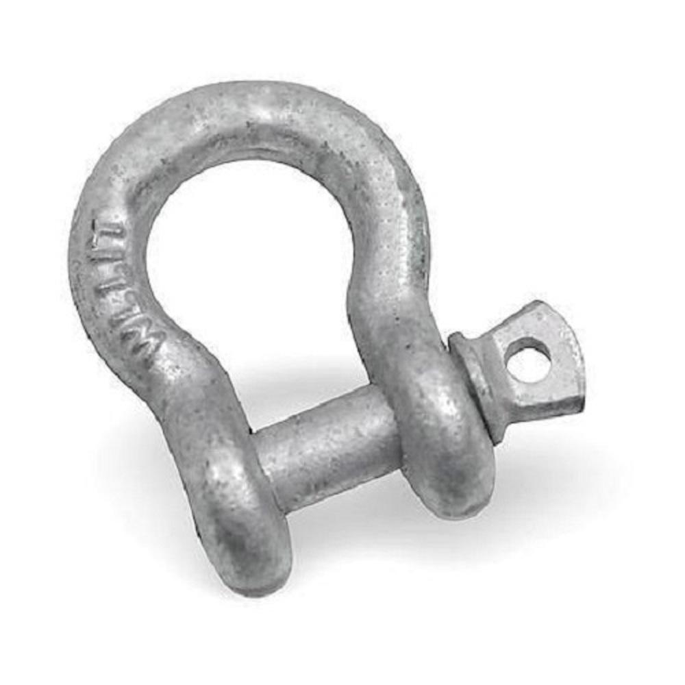 1/4" Galvanized Screw Pin Anchor Shackle - SPC250