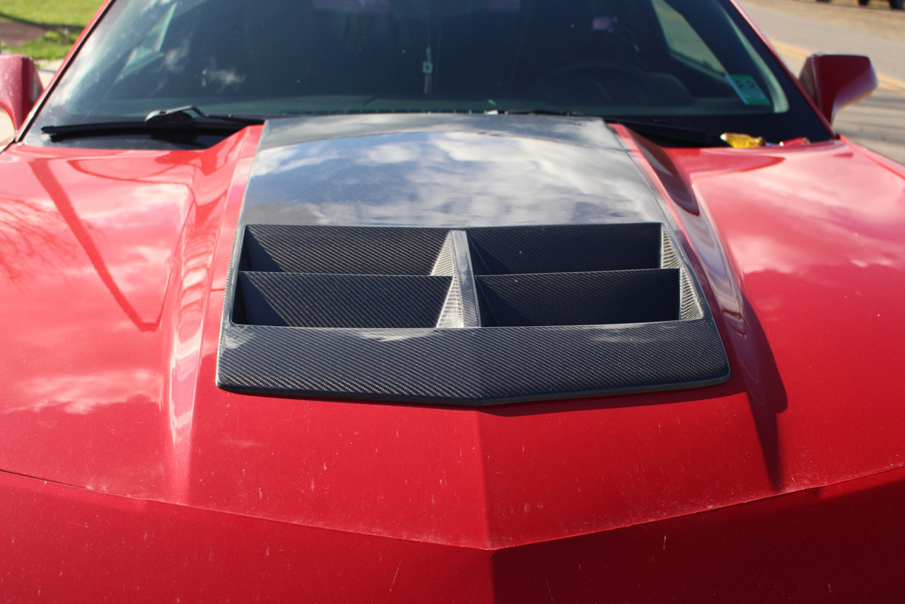EOS Hood Insert, Carbon Fiber :: 2010-2013 Camaro SS & 2010-2015 Camaro LS, LT & RS