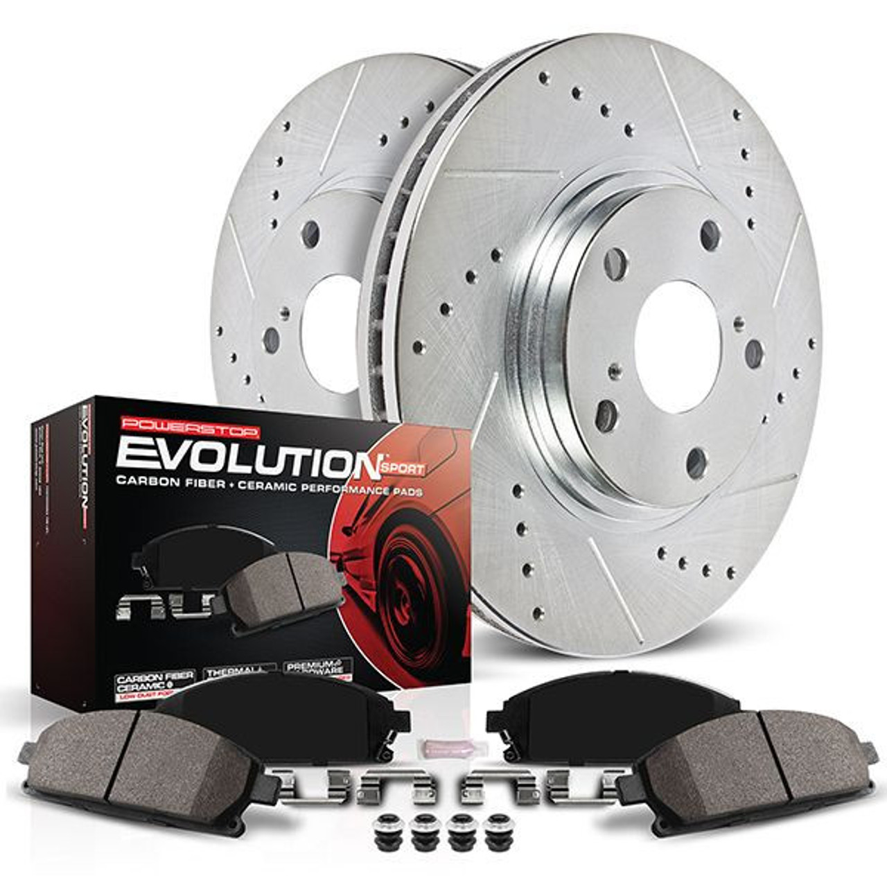 PowerStop Z23 Evolution Sport Brake Kit, Rear:: 2020-2025 Corvette Stingray Z51