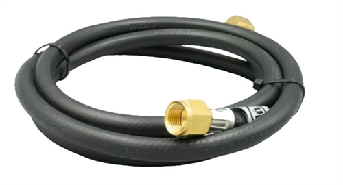Suburban LP-PT144HP High Pressure Propane Hose, 1/4'' ID x 3/8'' FPT, 3/8'' Female Flare Swivel, 144''
