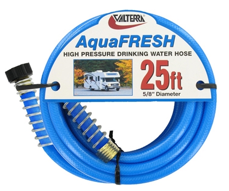 Valterra W01-9300 AquaFRESH High-Pressure RV Fresh Water Hose - 25' x 5/8'' ID