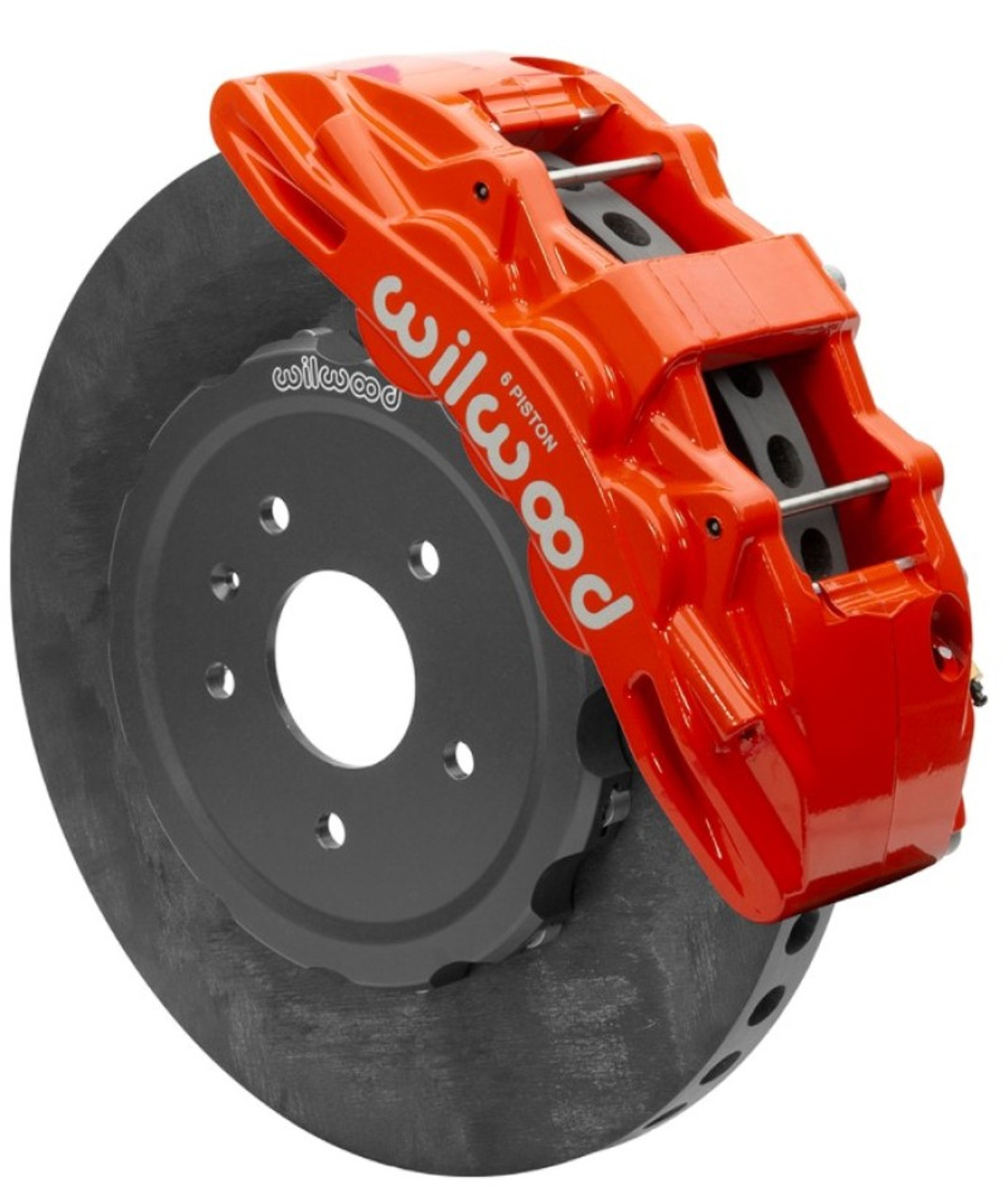 Wilwood SX6R WCCB Front 15" Carbon Ceramic Big Brake Kit w/ Slotted Rotors & 6 Piston Red Calipers :: 2014-2019 Corvette