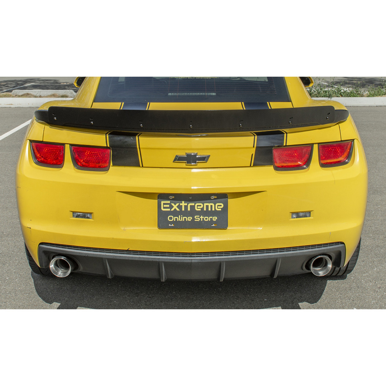 EOS ZL1 Style Wickerbill Rear Wing Spoiler, Gloss Black :: 2010-2013 Camaro