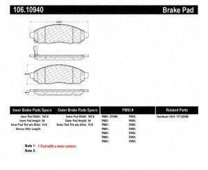 Semi-Metallic Brake Pad